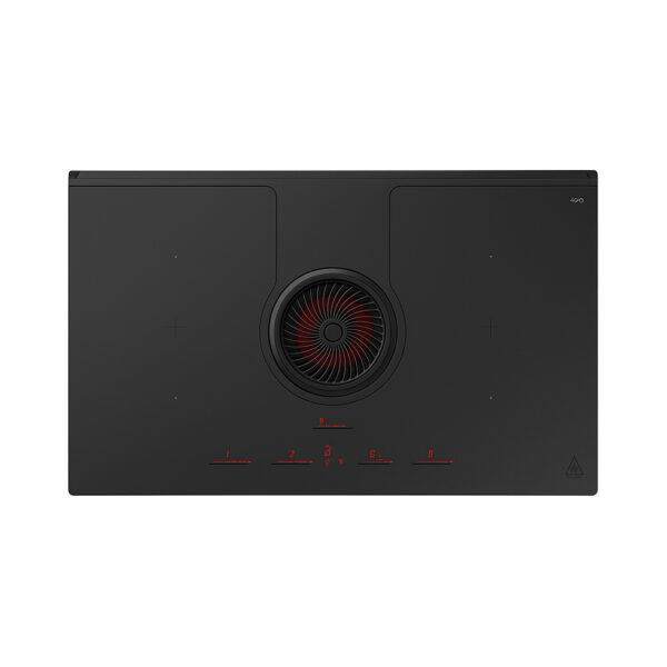 Elica NT-ONE-EVO-RAW NT One Raw Evo 83cm Vented Induction Hob in Matt Black Glass