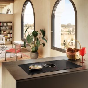 Elica NT-ONE-EVO NT One Evo 83cm Vented Induction Hob in Black Glass