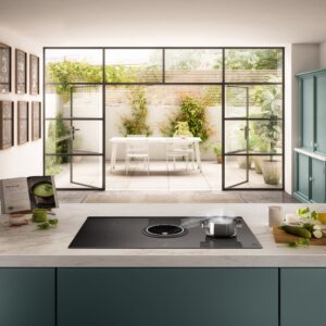 Elica NT-ONE-EVO NT One Evo 83cm Vented Induction Hob in Black Glass