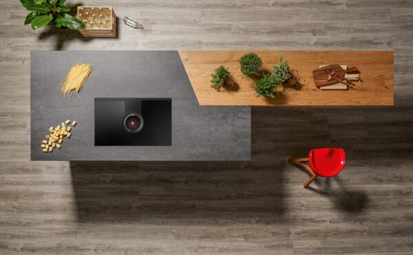 Elica NT-ONE-EVO NT One Evo 83cm Vented Induction Hob in Black Glass