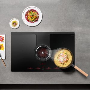 Elica NT-ONE-EVO NT One Evo 83cm Vented Induction Hob in Black Glass