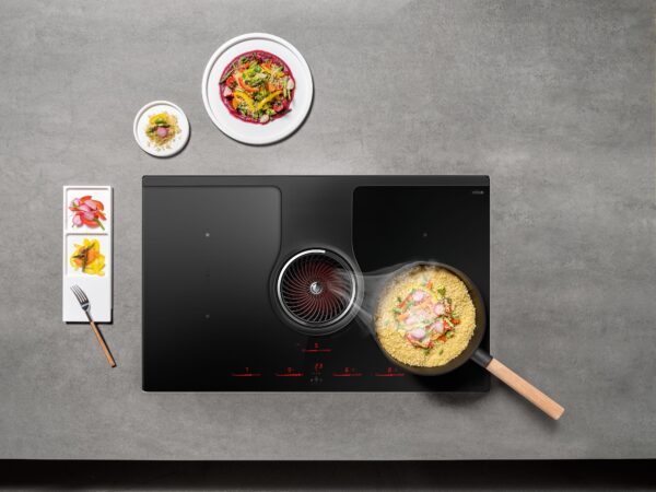 Elica NT-ONE-EVO NT One Evo 83cm Vented Induction Hob in Black Glass