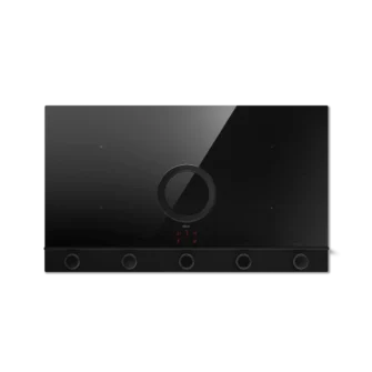Elica NT-UNPLUG-BK-DO Unplugged 90cm DO Vented Induction Hob in Black Steel