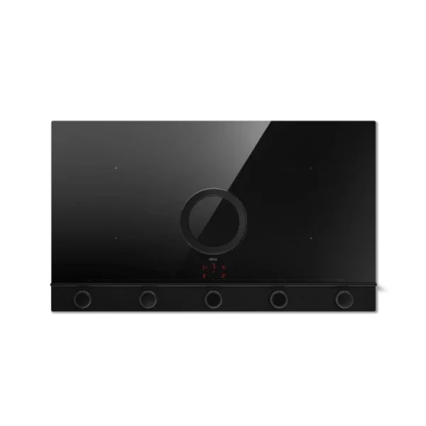 Elica NT-UNPLUG-BK-DO Unplugged 90cm DO Vented Induction Hob in Black Steel