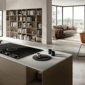 Elica NT-UNPLUG-BK-DO Unplugged 90cm DO Vented Induction Hob in Black Steel