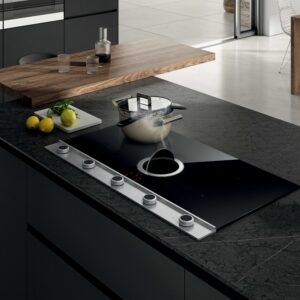 Elica NT-UNPLUG-SS-DO Unplugged 90cm DO Vented Induction Hob in Black & Stainless
