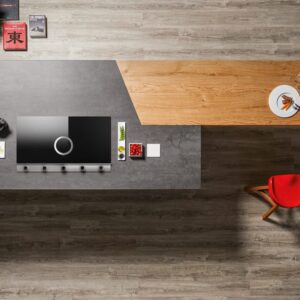 Elica NT-UNPLUG-SS-DO Unplugged 90cm DO Vented Induction Hob in Black & Stainless