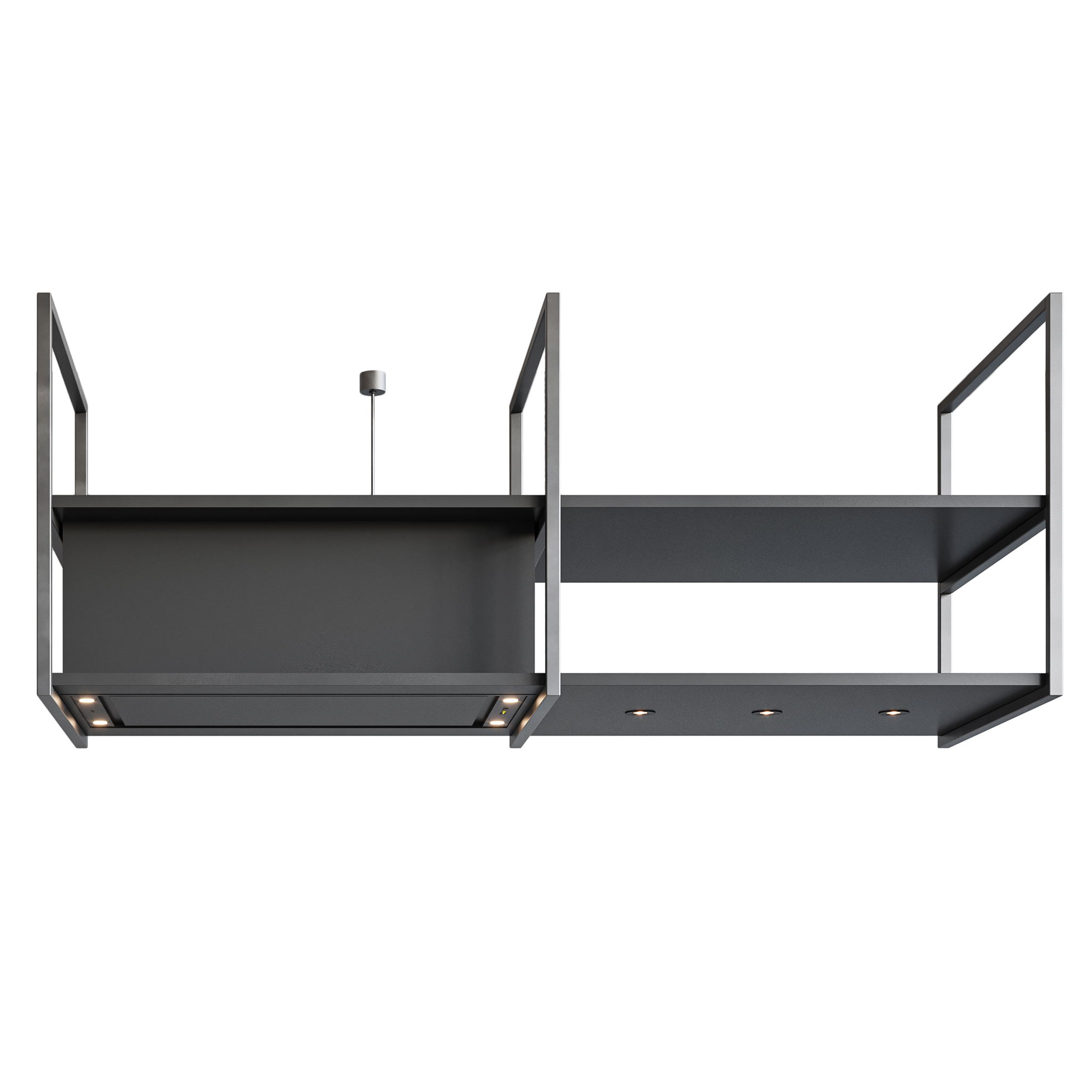 Novy 15004 Pureline Frame 120cm Island Mounted Cooker Hood