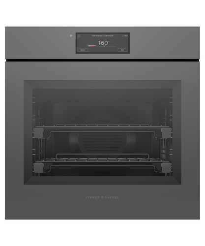 Fisher & Paykel OS60SAMHUNG5 60cm Series 11 Handleless Combi-Steam Oven In Grey