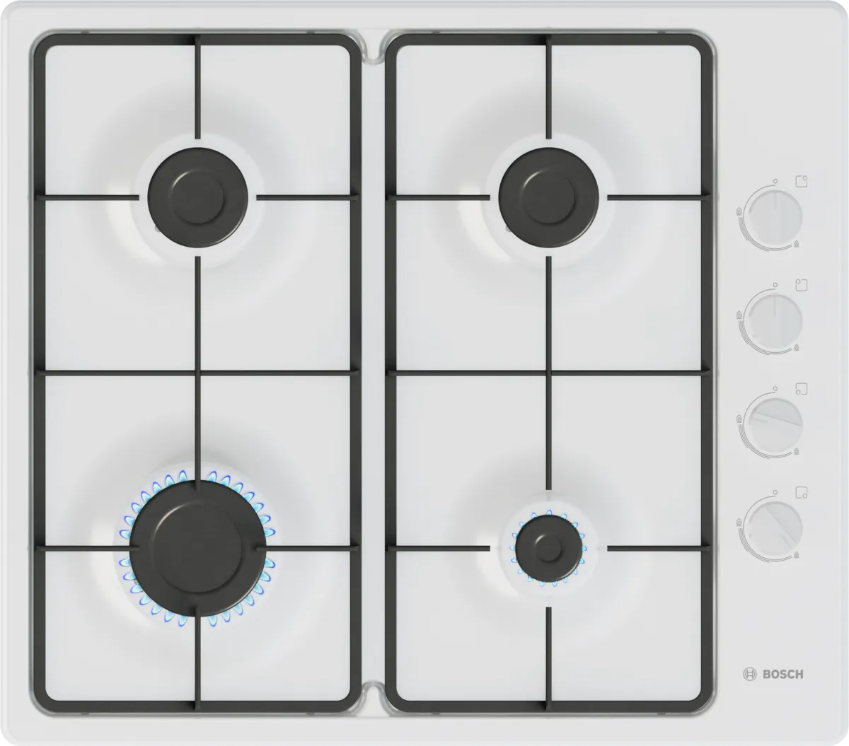 Bosch PBP6B2K60 Series 2 Gas Hob 60cm White