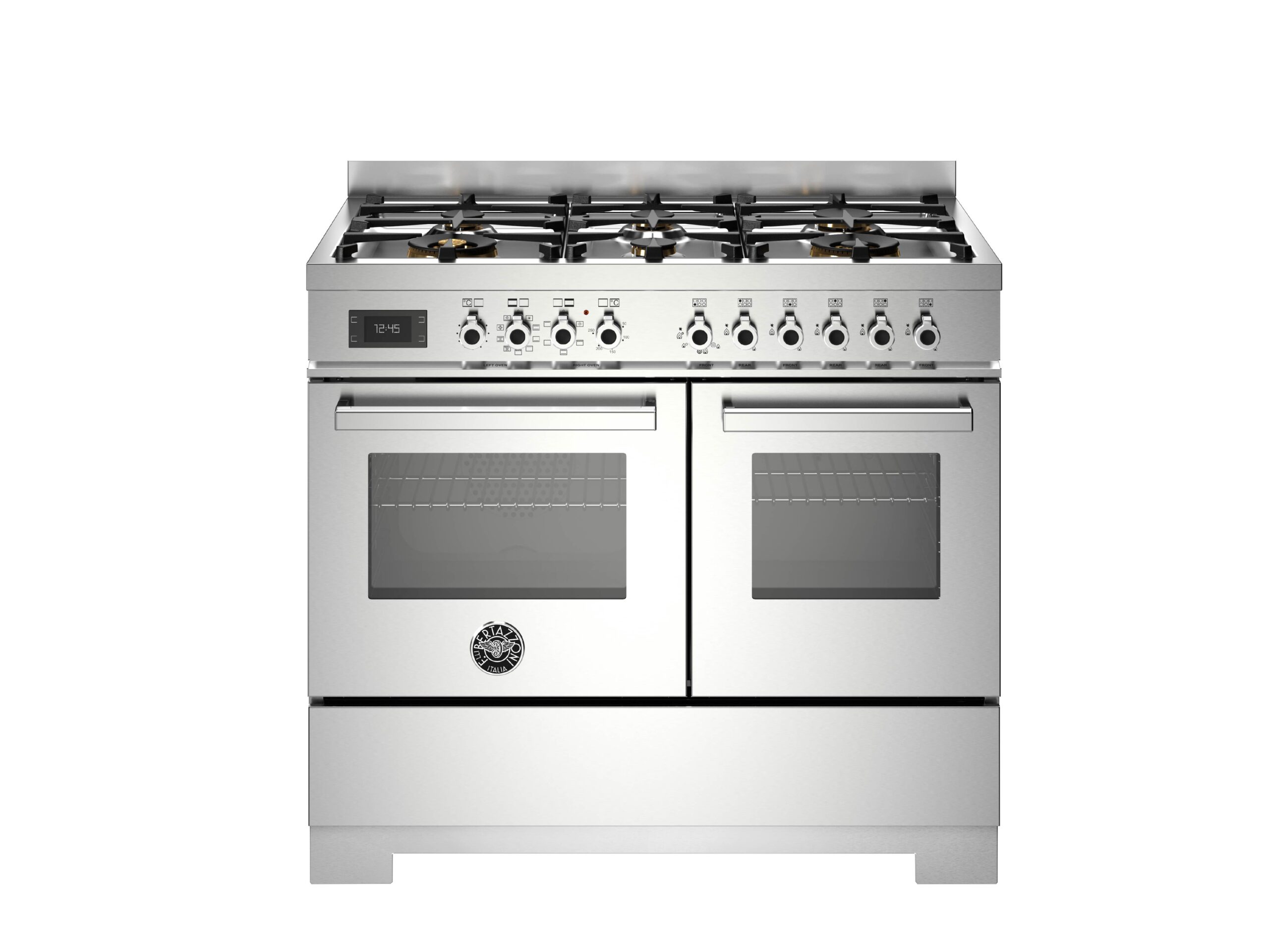Bertazzoni Pro106l2ext2 Pro Series 100Cm 6-Burner Electric Double Oven Range Cooker Golden
