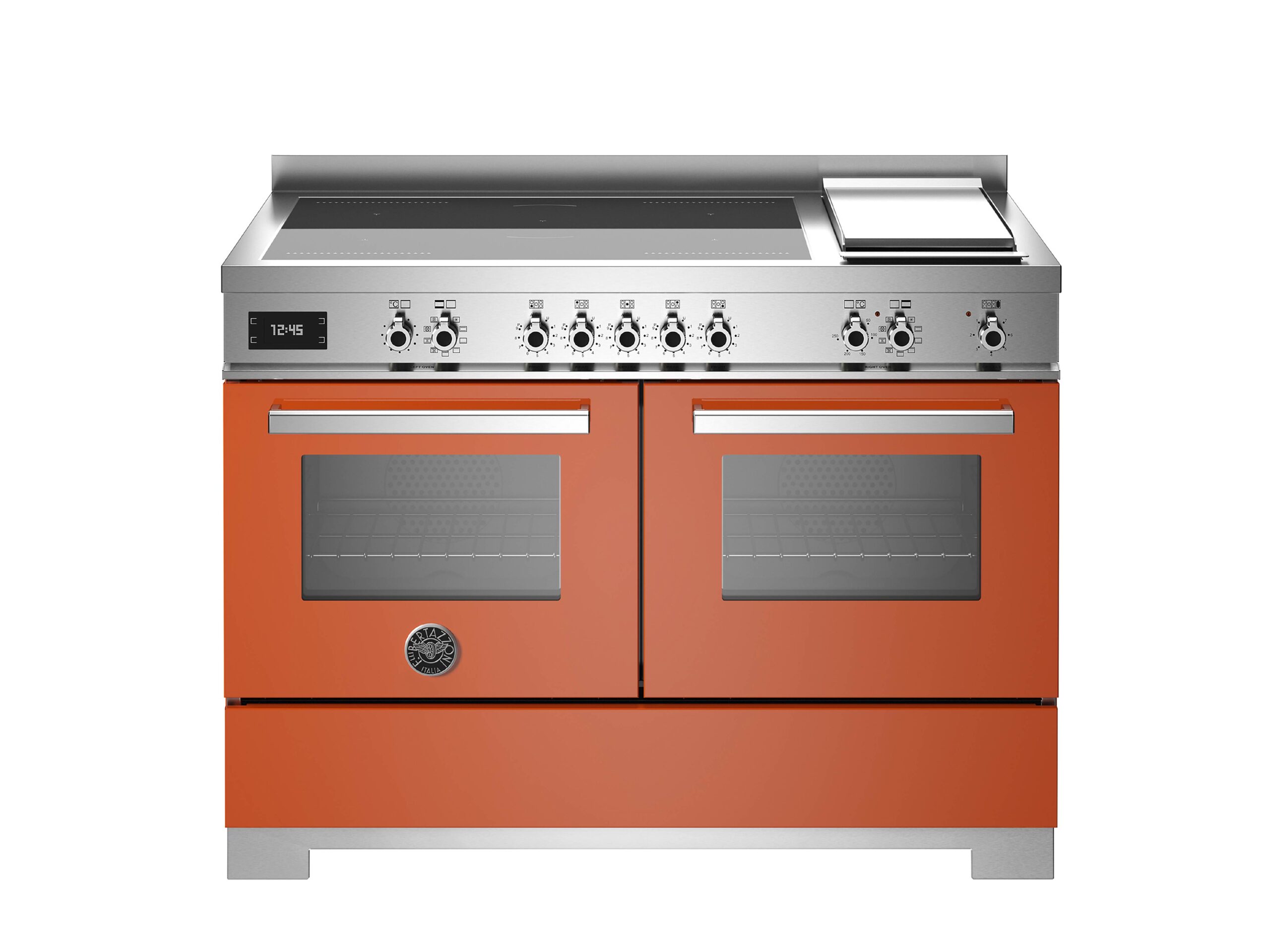 Bertazzoni PRO125I2EART2 Pro Series 120cm Induction Top + Griddle Electric Double Oven Range Cooker