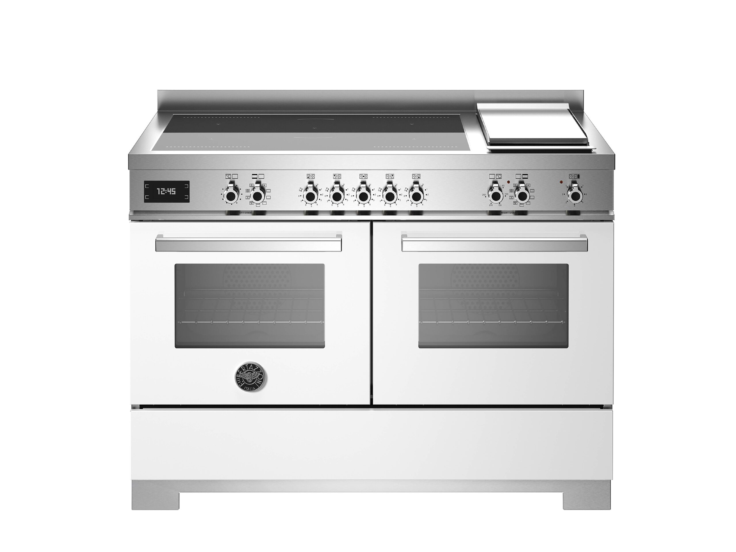 Bertazzoni PRO125I2EBIT2 Pro Series 120cm Induction Top + Griddle Electric Double Oven Range Cooker