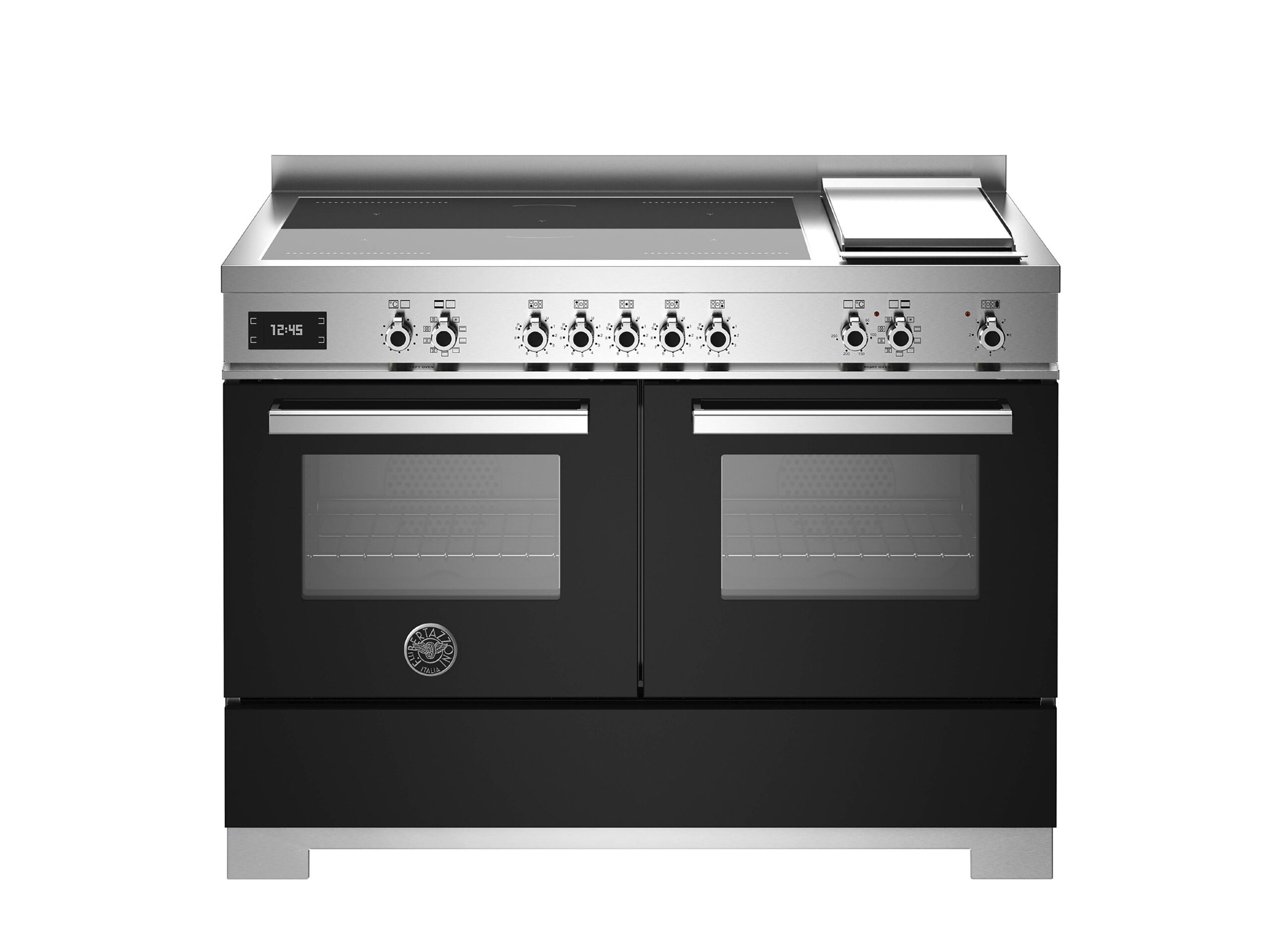Bertazzoni PRO125I2ENET2 Pro Series 120cm Induction Top + Griddle Electric Double Oven Range Cooker