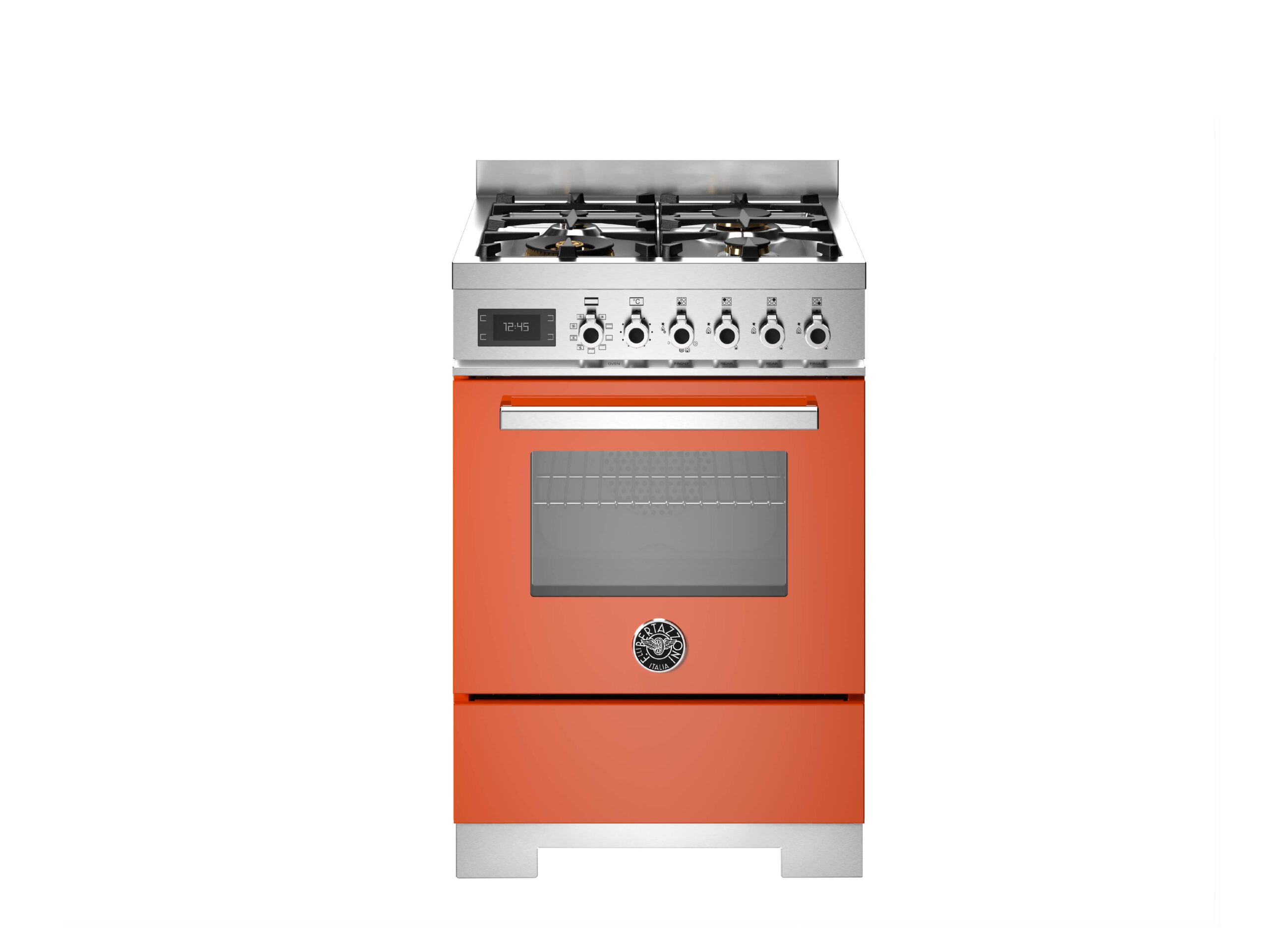 Bertazzoni Pro64l1eart2 Pro Series 60Cm 4-Burner Electric Oven Range Cooker Orange