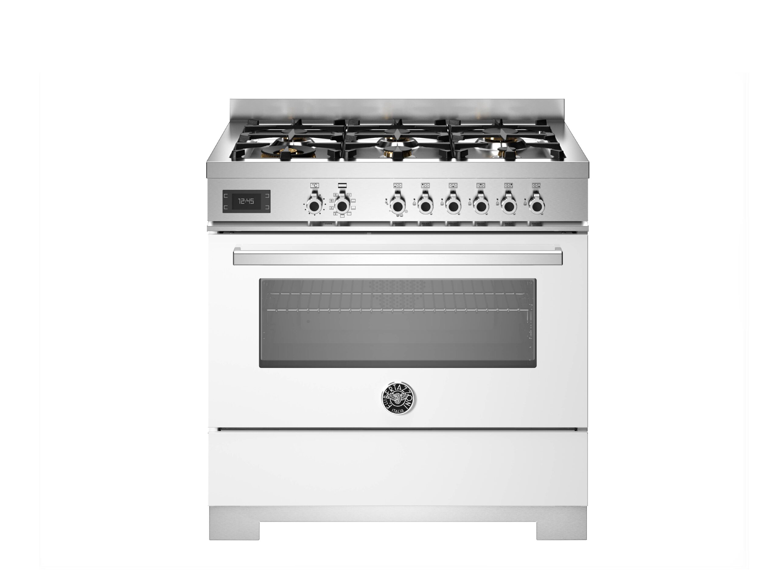 Bertazzoni Pro96l1ebit2 Pro Series 90Cm 6-Burner Electric Oven Range Cooker White