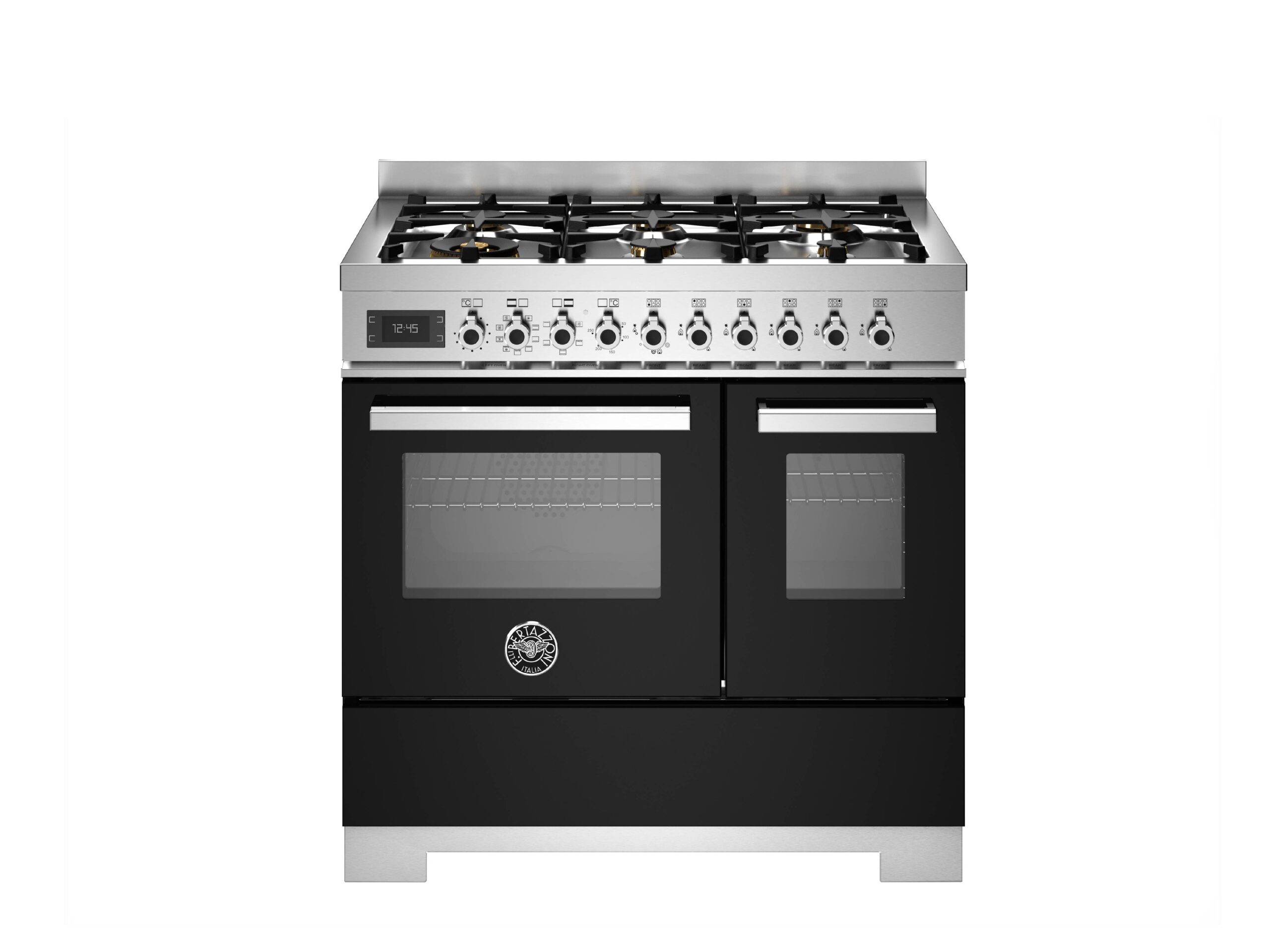 Bertazzoni PRO96L2ENET2 Pro Series 90cm 6-Burner Electric Double Oven Range Cooker