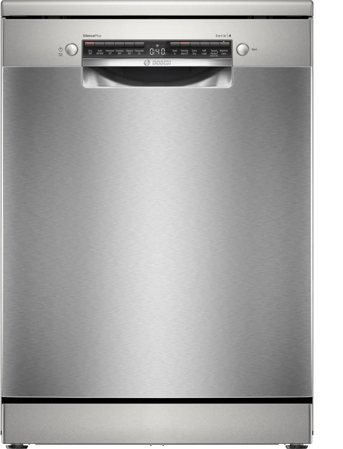 Bosch SMS4EMI06G Series 4 60cm Freestanding Dishwasher In Stainless Steel
