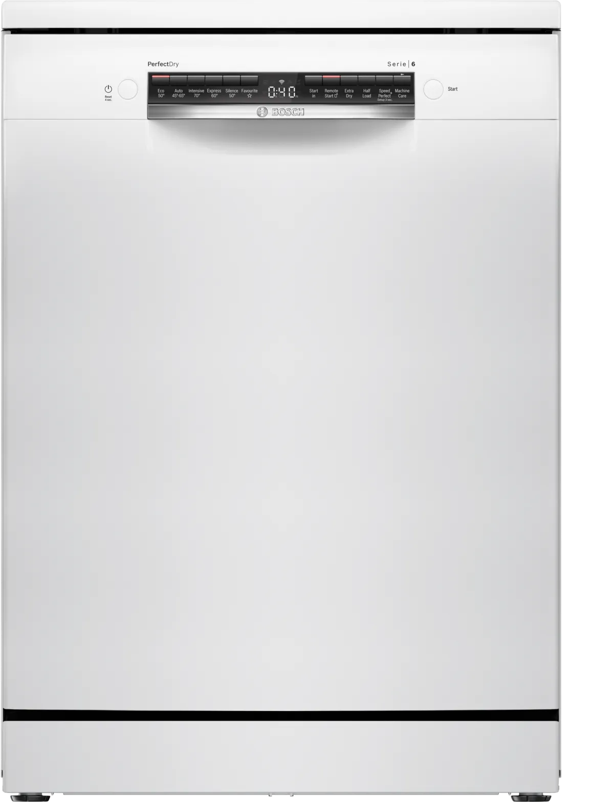 Bosch SMS6ZCW10G Series 6 60cm Freestanding Dishwasher In White