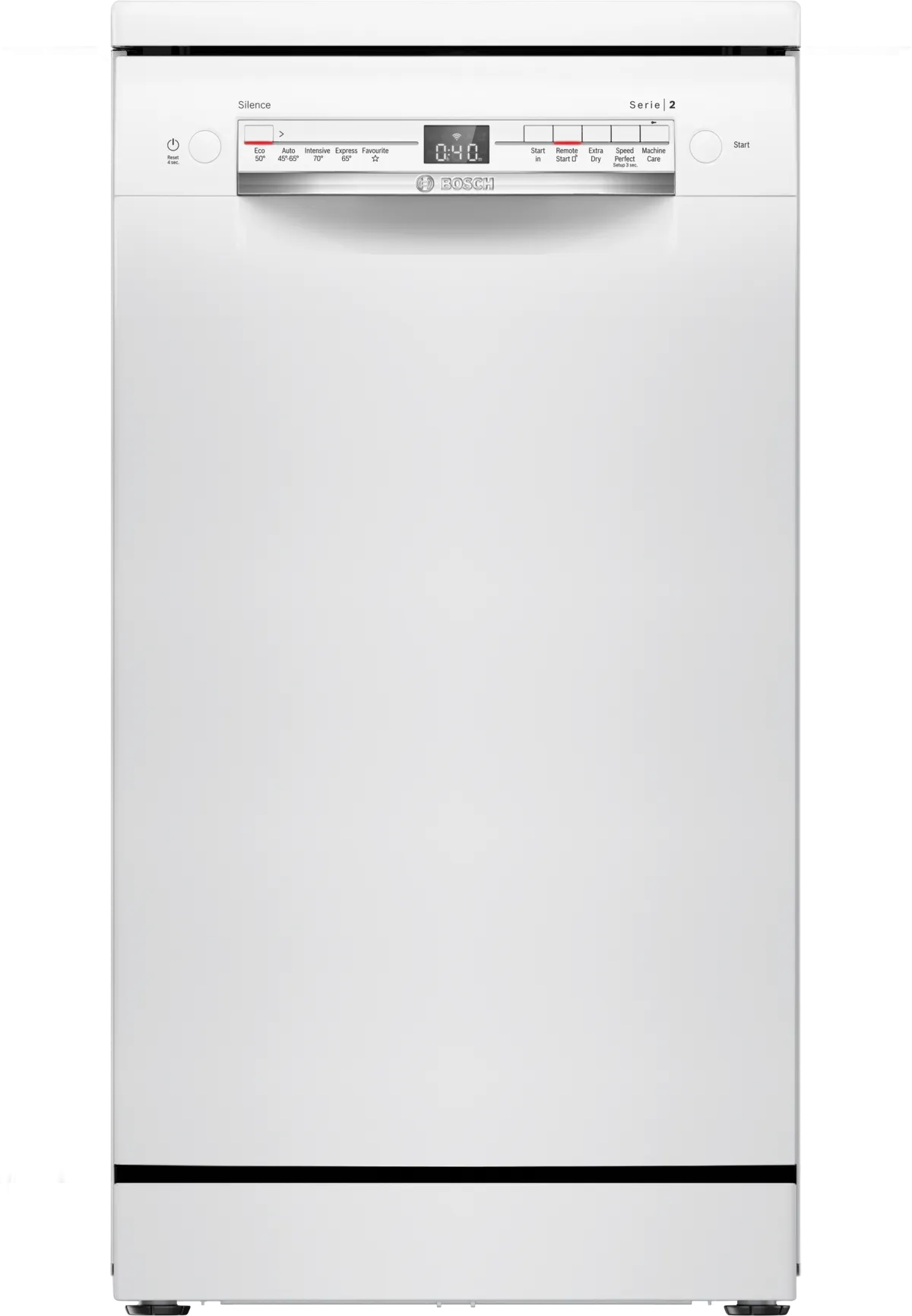 Bosch SPS2IKW01G Series 2 45cm Freestanding Slimline Dishwasher In White