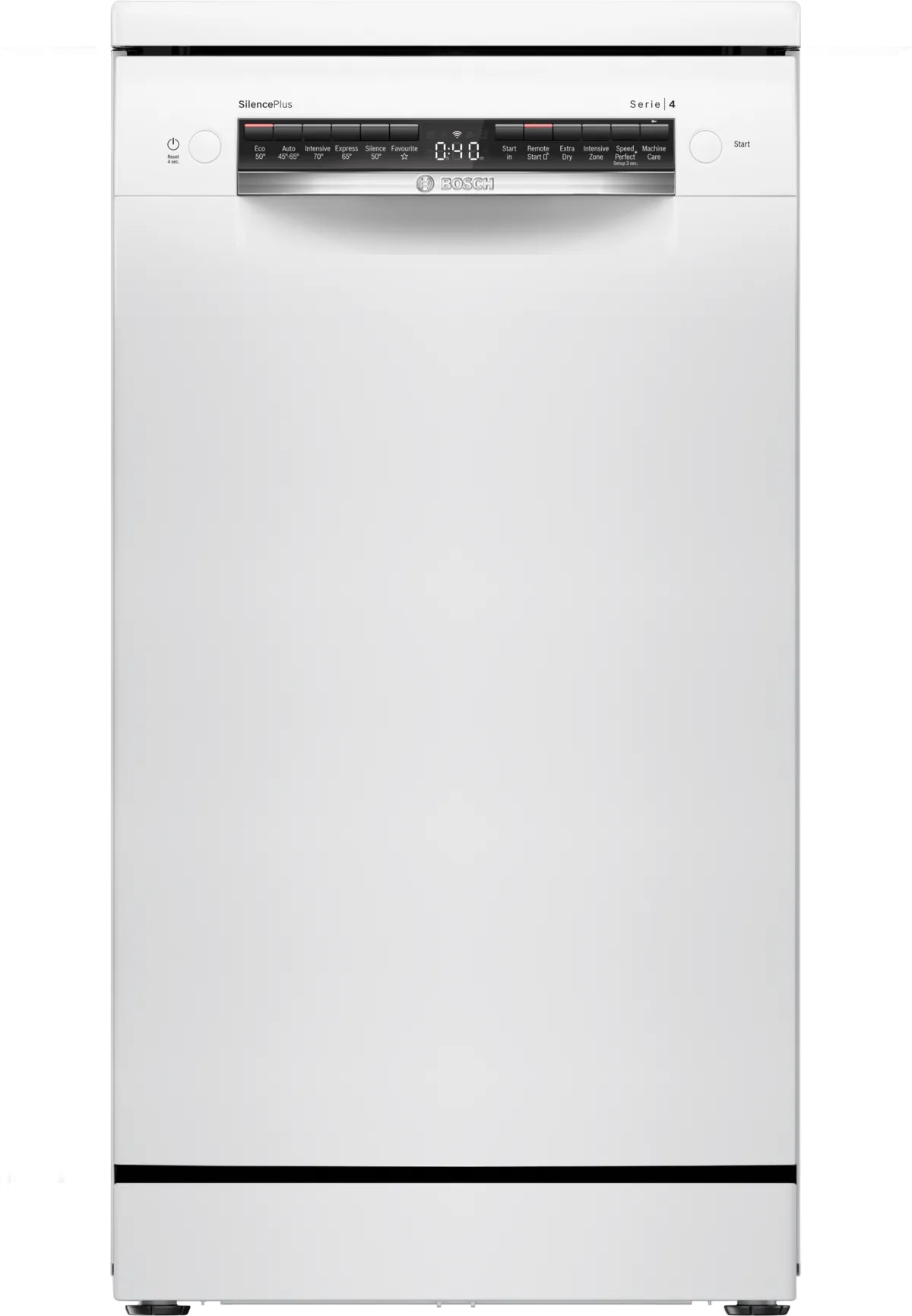 Bosch SPS4HMW14G Series 4 45cm Freestanding Slimline Dishwasher In White