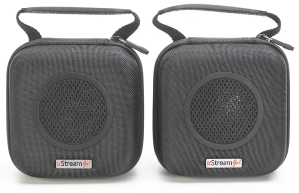 uStream Go Portable Wireless Stereo Bluetooth Speakers Case