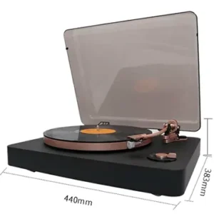 uStream TT1 Wireless Belt Driven Turntable with Bluetooth & Phono Output