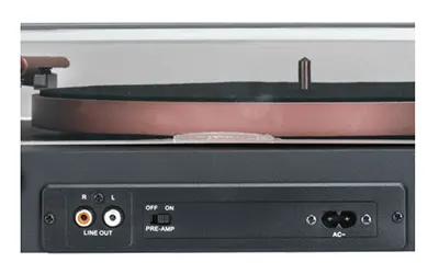 uStream TT1 Wireless Belt Driven Turntable with Bluetooth & Phono Output