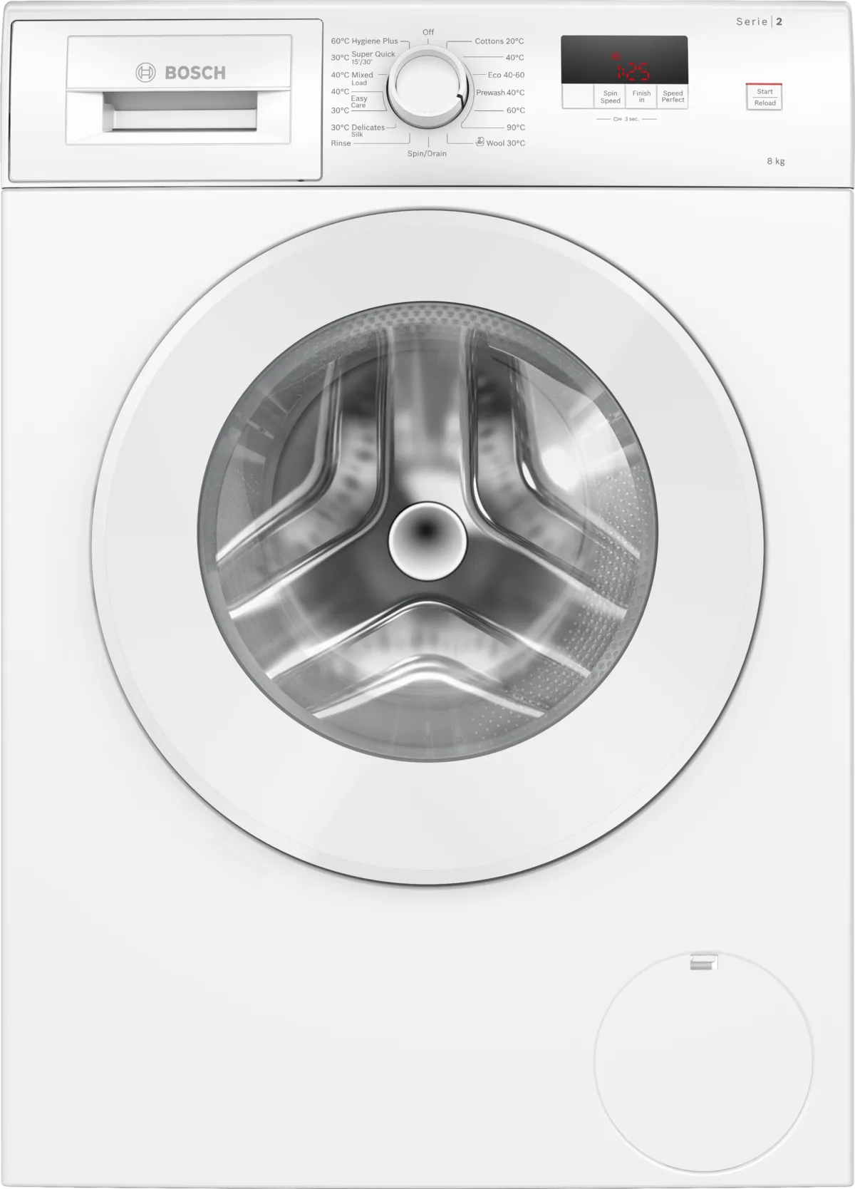 Bosch WGE03408GB Series 2 Washing Machine Front Loader 8kg 1400rpm