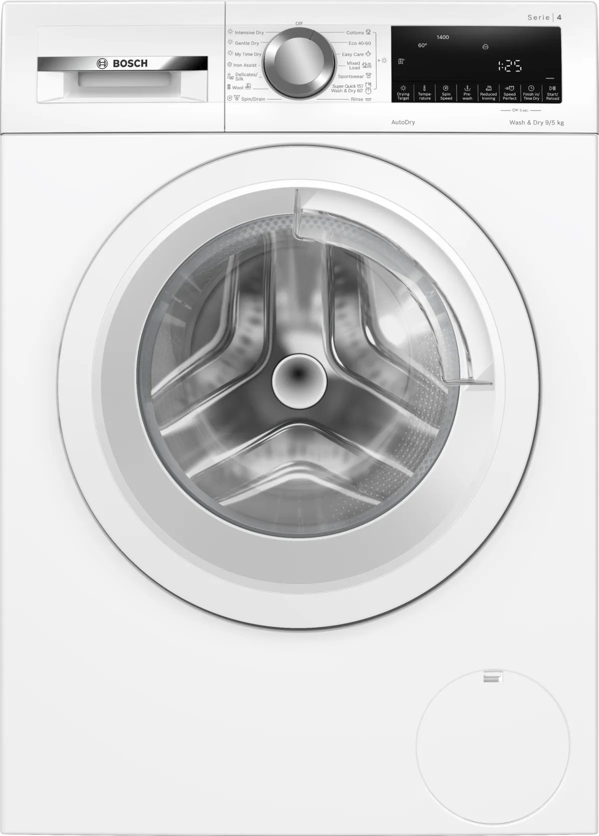 Bosch WNA144V9GB Series 4 Washer Dryer 9/5kg 1400rpm In White