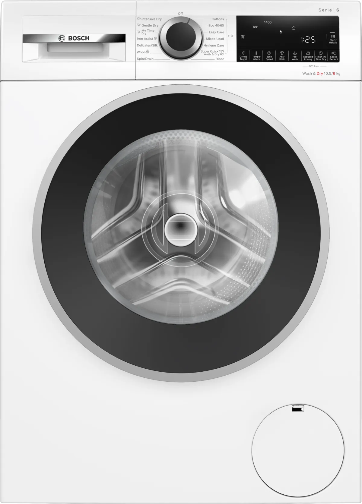 Bosch WNG25401GB Series 6 Washer Dryer 10.5/6kg 1400rpm In White