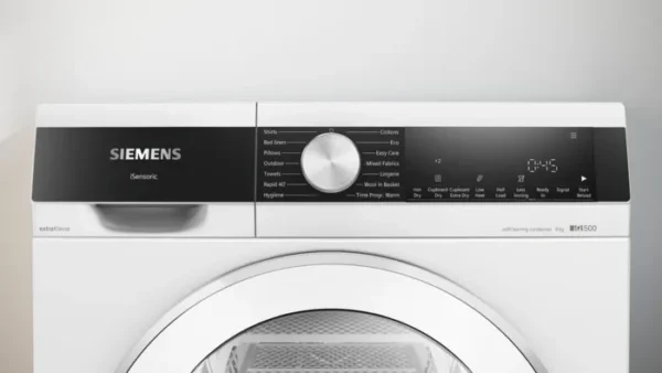 Siemens WQ45G202GB 9kg Freestanding iQ500 Heat Pump Tumble Dryer