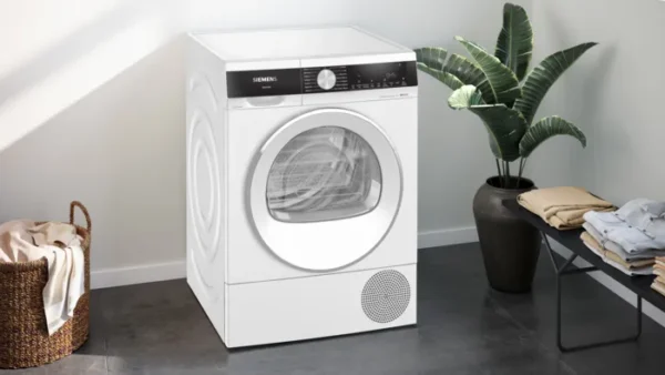 Siemens WQ45G202GB 9kg Freestanding iQ500 Heat Pump Tumble Dryer