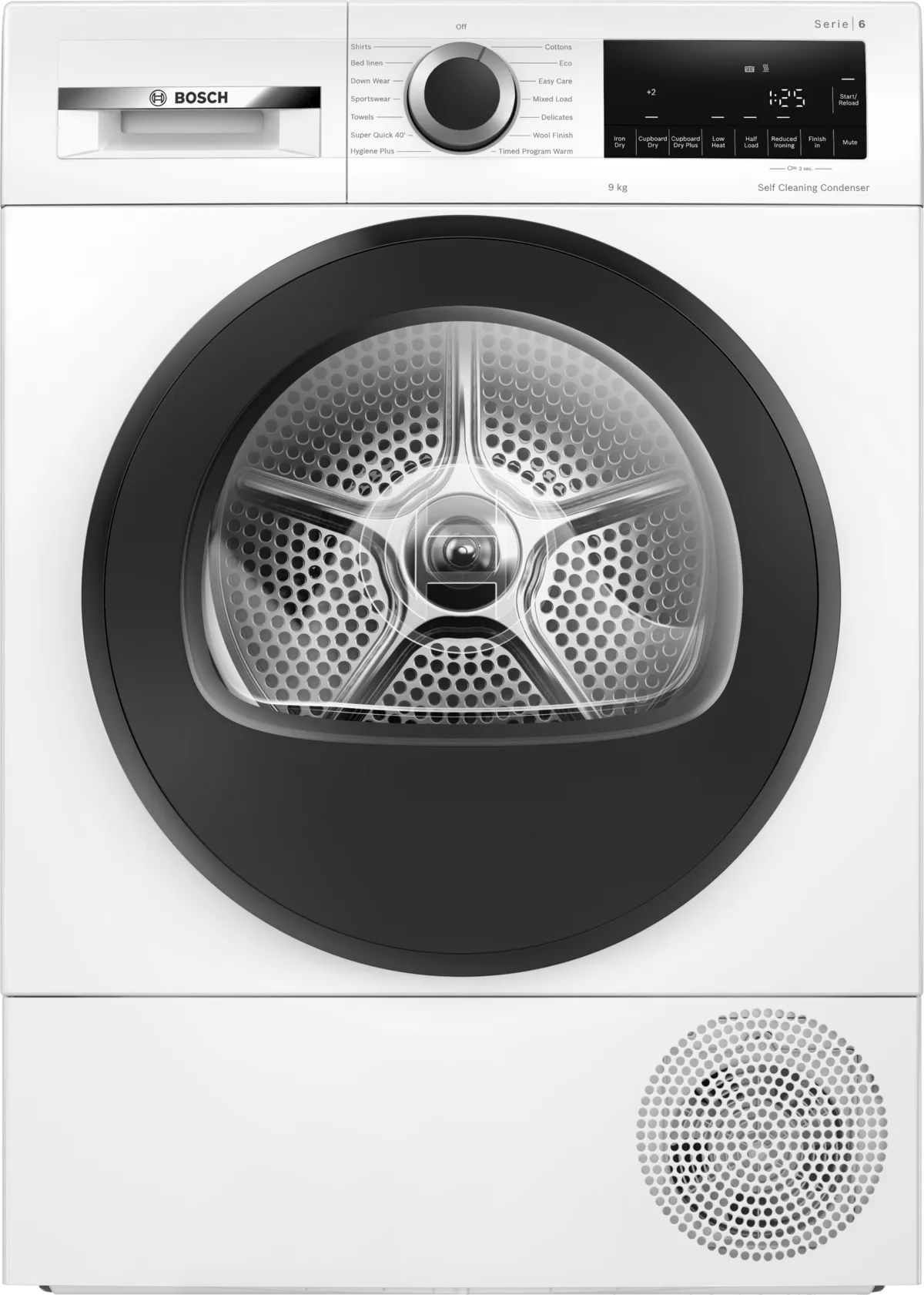 Bosch WQG24502GB Series 6 Heat Pump Tumble Dryer 9kg In White