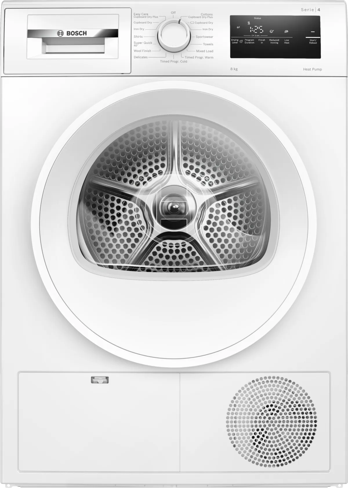 Bosch WTH85225GB Series 4 Heat Pump Tumble Dryer 8kg In White
