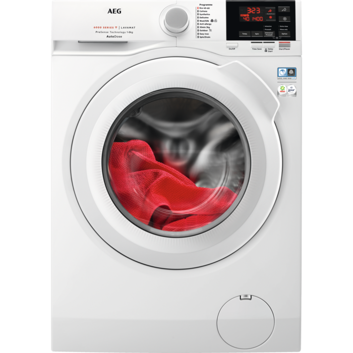 AEG 6000 Series Autodose Washing Machine With Prosense 9kg L6FBG941CA