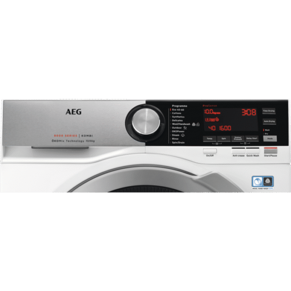 AEG 8000 Series Washer Dryer 10kg 1551 rpm L8WEC166R