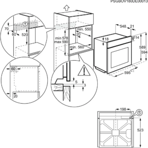 AEG BEX335011B Built In Single Oven