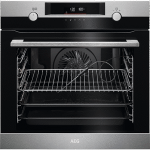 AEG BPK556260M SteamBake Single Oven with Pyrolytic Cleaning