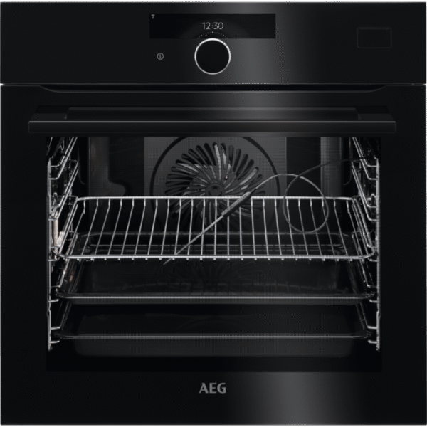 AEG BSK978330B SteamCrisp Single Oven with Pyrolytic Cleaning