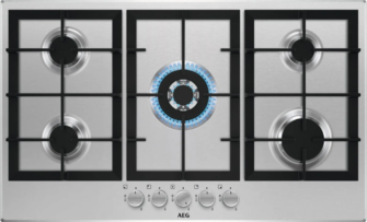 AEG HGX95320SM 90cm Slimline Gas Hob