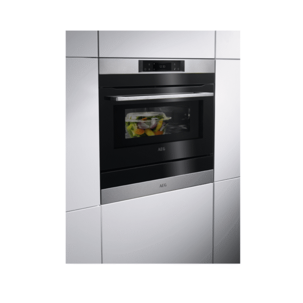 AEG KMK768080M CombiQuick Microwave Oven with Enamel Cleaning