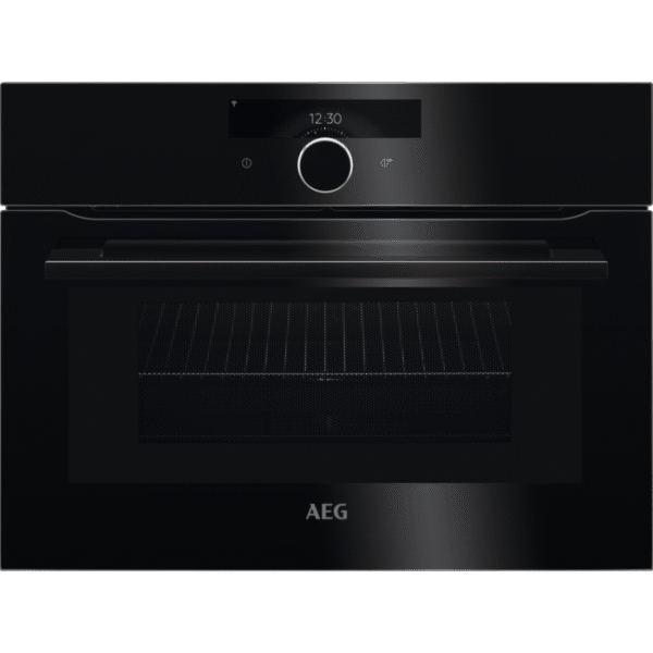 AEG KMK968000B CombiQuick Microwave Oven with Enamel Cleaning
