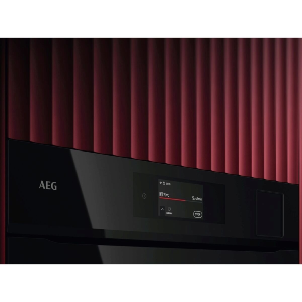 AEG NBP8S731AB SteamPro Single Oven with Steam Cleaning