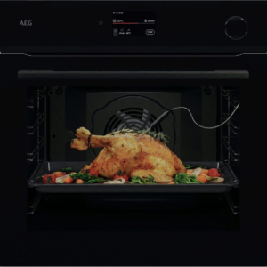 AEG NBR7P731SB SteamCrisp Single Oven with Pyrolytic Cleaning