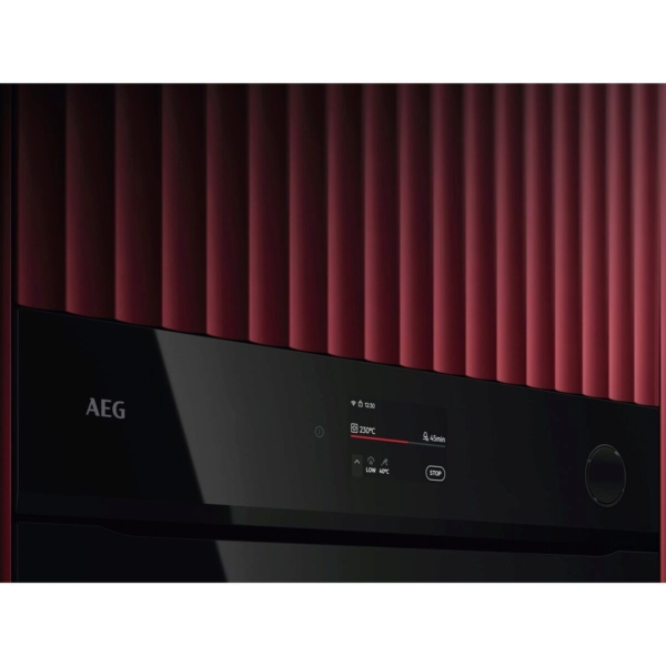 AEG NBR7P731SB SteamCrisp Single Oven with Pyrolytic Cleaning