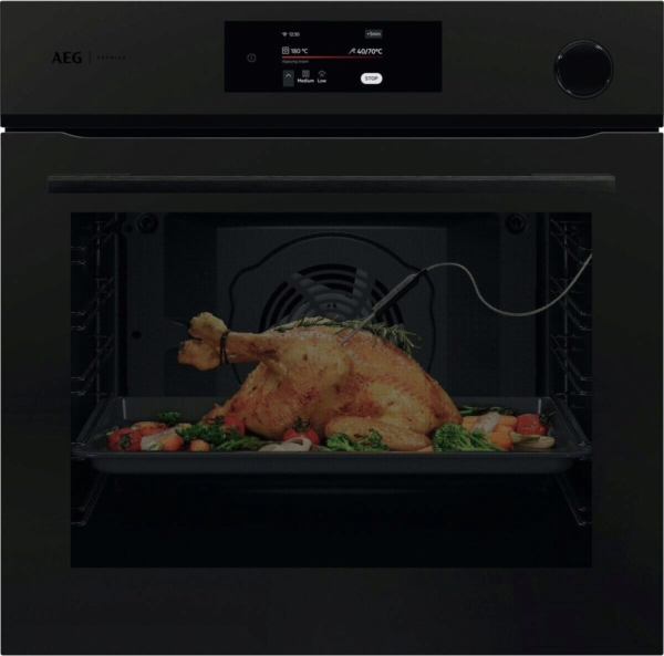 AEG PO7001SPT SteamCrisp Single Oven with Pyrolytic Cleaning