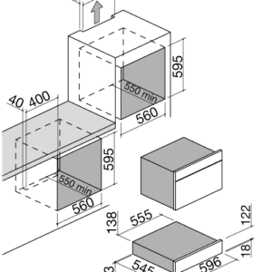Barazza 1CEEVG 14cm Warming Drawer