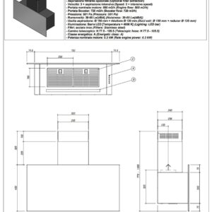 Barazza 1KSTP9 90cm Wall Cooker Hood