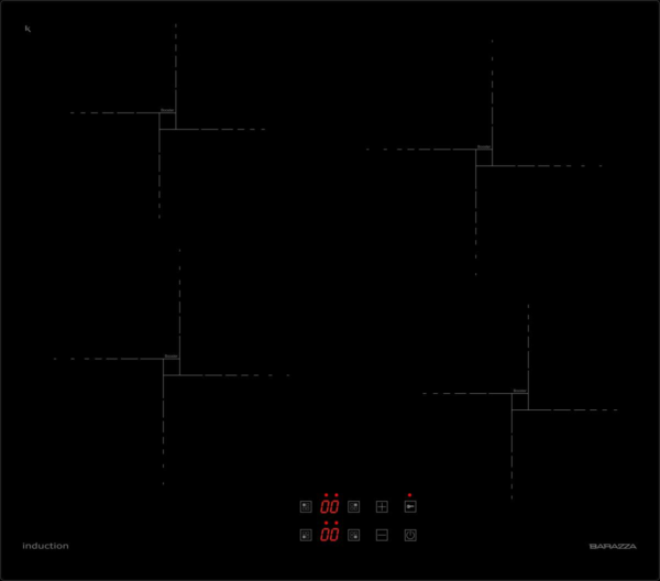 Barazza 1PIDGP6N 60cm Induction Hob